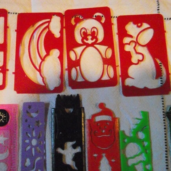 none Other - LARGE LOT OF STENCILS